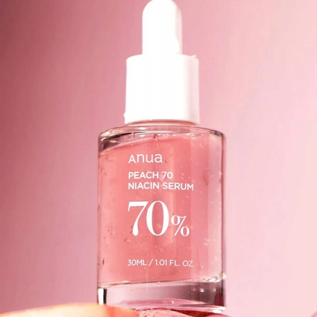 Anua Peach 70% Niacinamide Serum Rozjaśniające 70% Ekstrakt z Brzoskwini 9