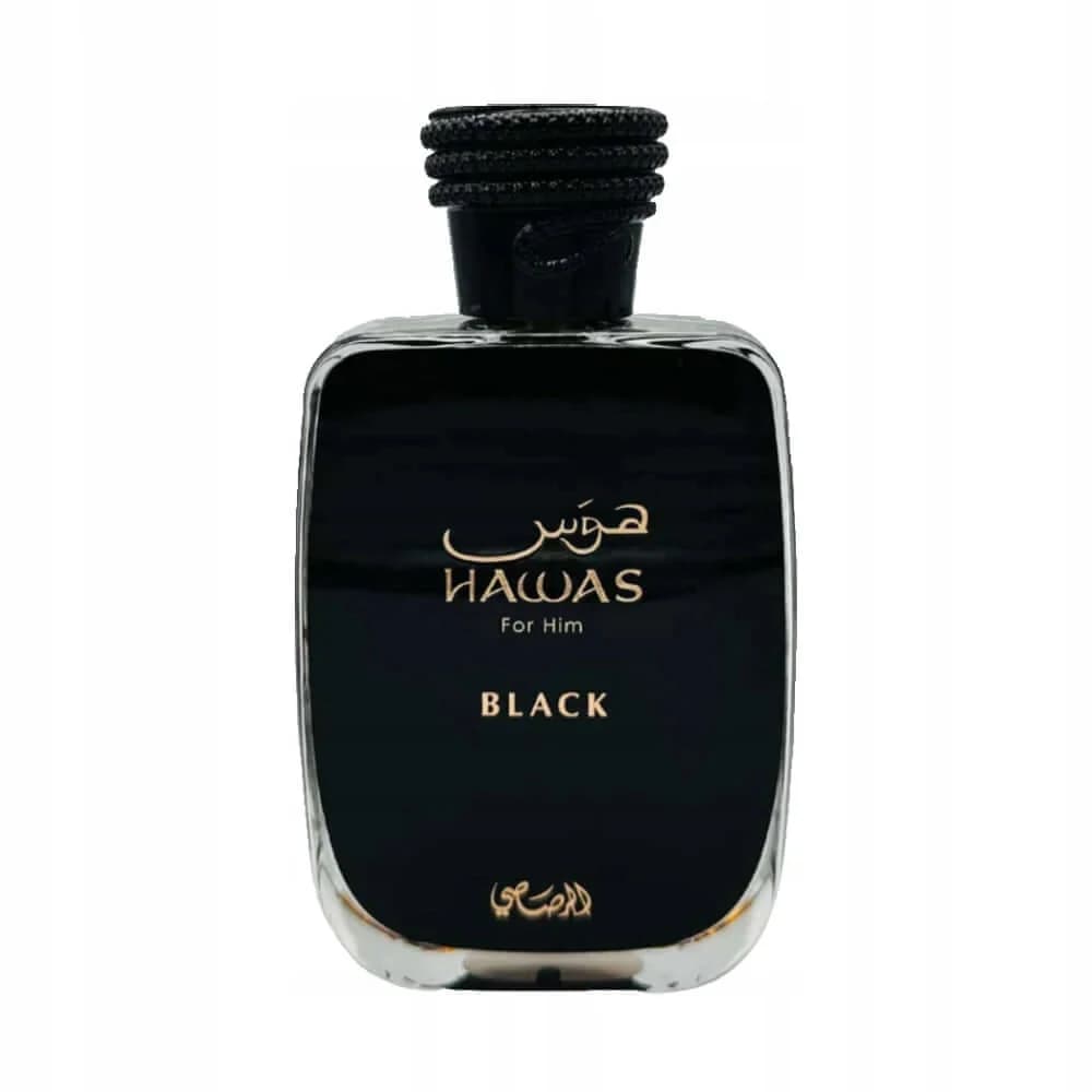 Hawas Black by Rasasi Eau De Parfum Spray 3.3 oz 3