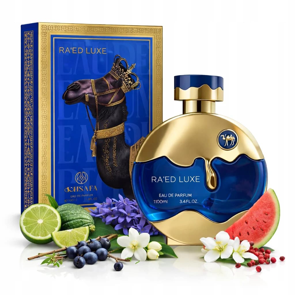 bez marki KHSAFA RA'ED LUXE WODA PERFUMOWANA ORIENTALNA ARABSKIE ZAPACHY UNISEX 100ML