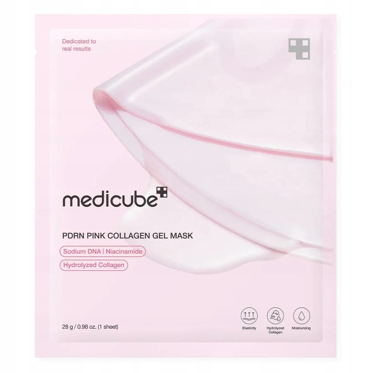 Medicube PDRN Pink Collagen Gel Mask maska do twarzy zestaw 4 sztuk 4x28 g 2