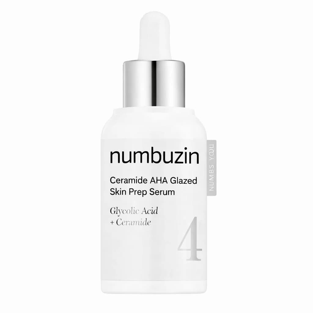 Numbuzin No.4 Ceramide AHA Prep Serum Wygładzenie i Blask 30ml 2