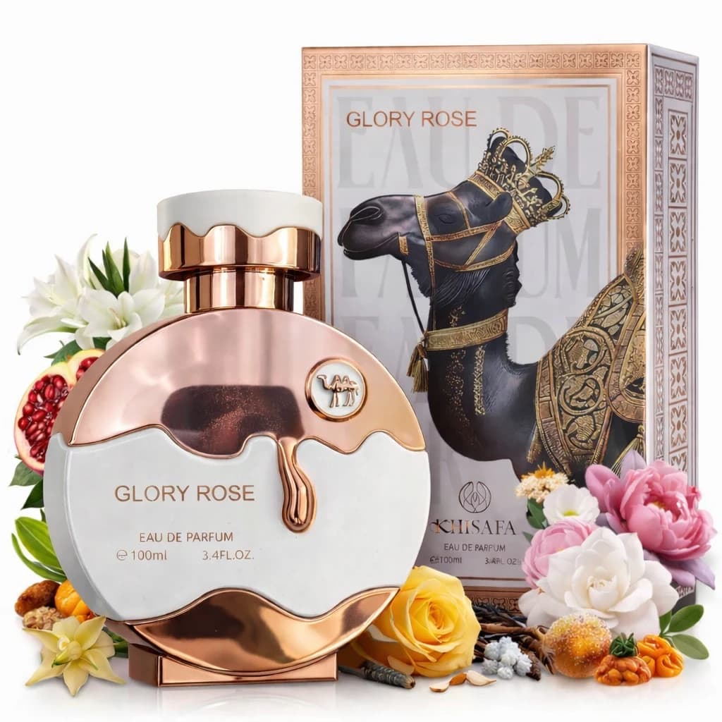 bez marki PERFUMY ARABSKIE ZAPACHY KHSAFA GLORY ROSE DAMSKA ORIENTALNA EDP 100ML